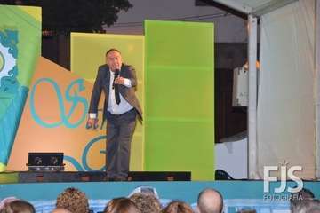 Actuación del humorista Maestro Florido (Foto Francisco Javier Santana)